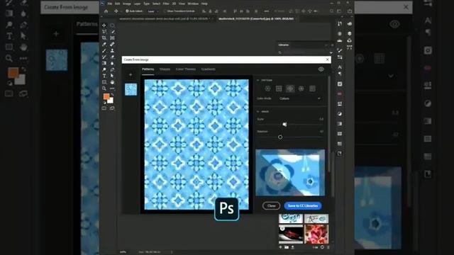Создать узор на Adobe Photoshop смотреть онлайн