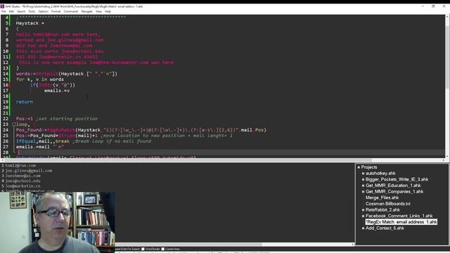 Using StrSplit to get parse email addresses with AutoHotkey смотреть онлайн