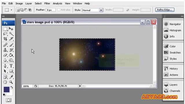 How to crop an image in PhotoShop, PhotoShop CS3 смотреть онлайн