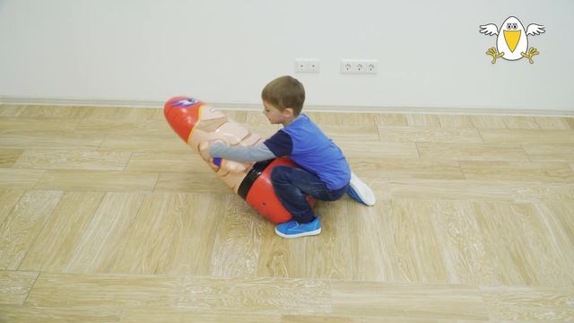 Дидактическая игрушка для агрессивных игр "Надувная груша-неваляшка" смотреть онлайн