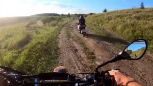 ? ПЕРВЫЙ ВЫЕЗД НА НОВОМ МОТОЦИКЛЕ! СОБРАЛИ ТОЛПУ МОТОЦИКЛОВ! ПОКАТУШКА ПО СОСЕДНИМ СЁЛАМ!