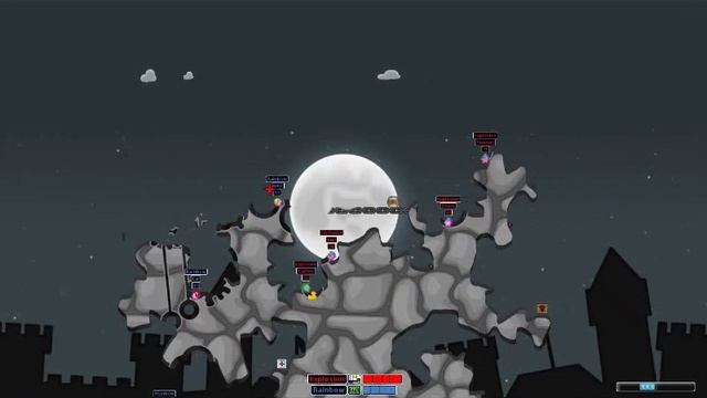 Обзор уровня игры Hedgewars на виндоуз.... смотреть онлайн