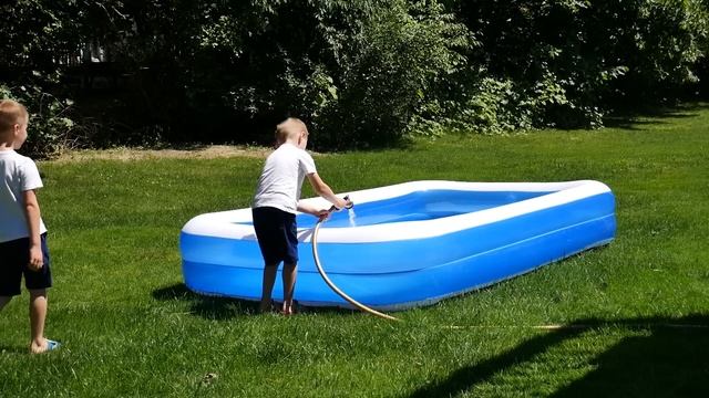How To Inflate A Pool In 3 Minutes