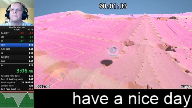 Marble Marcher RTA WR - 9:34.58 смотреть онлайн