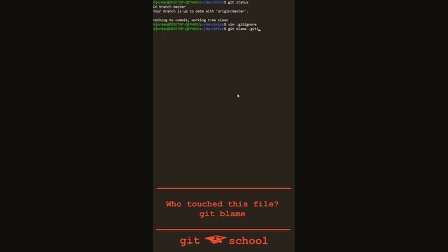 Git Quick: git blame смотреть онлайн