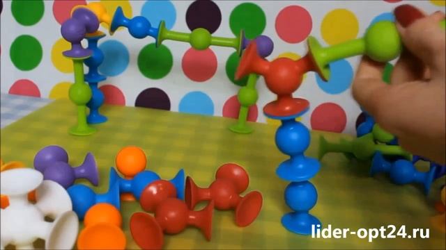 Конструктор из присосок Squigz смотреть онлайн