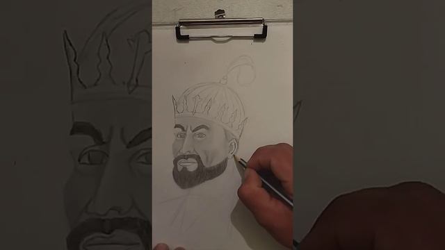 Amir Temur#Buyuk Sarkarda Amir Temur#rasmchizish #рисование #художник #draw A Picture#drawing