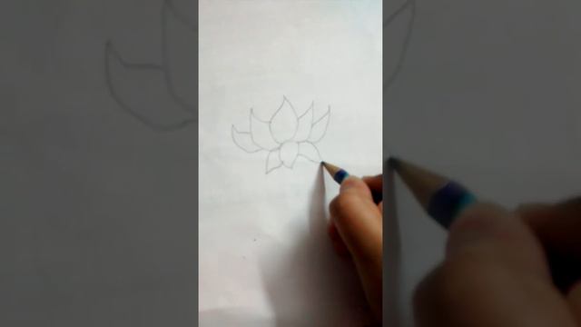 Topic :How to draw Lotus flower смотреть онлайн