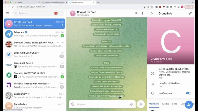 Telegram auto adder - Scrape group members add add to your group смотреть онлайн