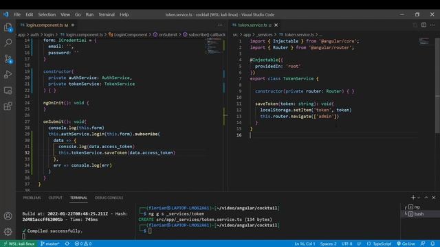 ANGULAR Jwt 21/36 - Retour sur le Guard avec le token смотреть онлайн