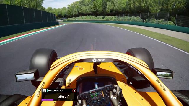 F1 2021 Daniel Ricciardo Onboard Lap Imola - Assetto Corsa смотреть онлайн