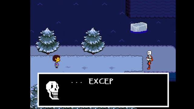 undertale PT 2.5 "hanging out with papyrus" смотреть онлайн