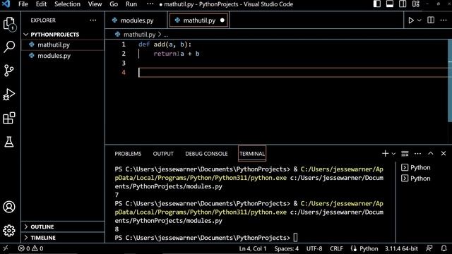 Change a module name and make custom modules in #Python | #learnpython #pythontutorial смотреть онлайн