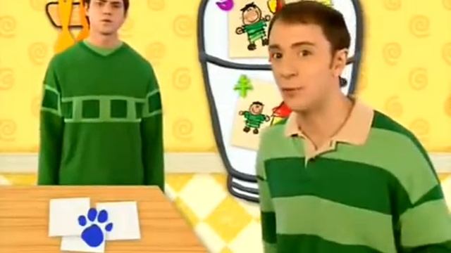 Blues clues Steve is teaching Joe how to play blues clues смотреть онлайн