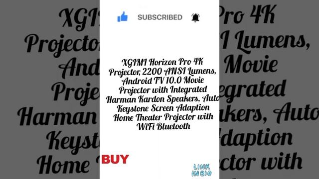 XGIMI Horizon Pro 4K Projector 2200 ANSI, Android TV10.0 Movie Theater Projector with WiFi Bluetoot смотреть онлайн