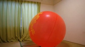 Giant balloon burst