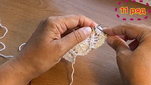ПОЗАИМСТВОВАЛА У ПАРИЖАНОК/ВЯЗАНИЕ ШИКАРНОГО ТОПА С ВОЛАНОМ УЗОРОМ 