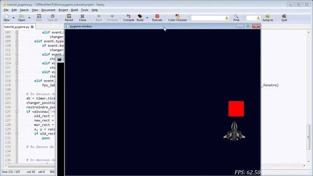 Pygame tutoriel 8 - Détection de collisions смотреть онлайн