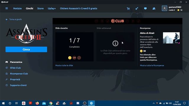 Gioco Ubisoft gratis fino al 17 aprile 2020 (Assassin's Creed II) смотреть онлайн