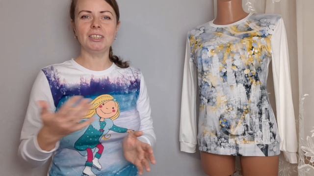 Обзор готового изделия - весенний свитшот