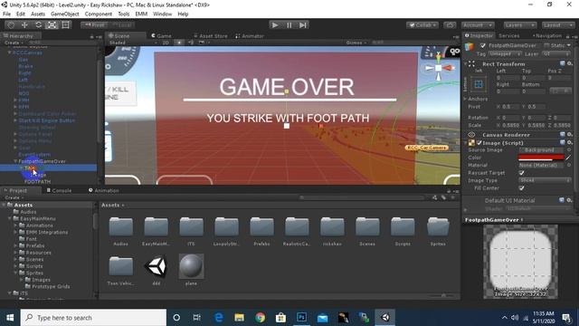 Game Over Functionality In Game #12 | Rikshaw Simulator Game Course In Urdu / Hindi смотреть онлайн