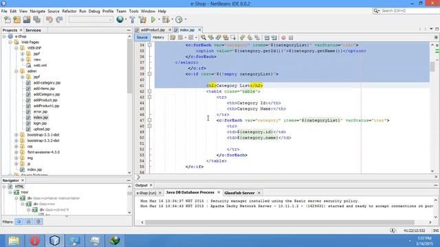 Whats Wrong with the Netbeans Ecommerce tutorial Problem1 смотреть онлайн