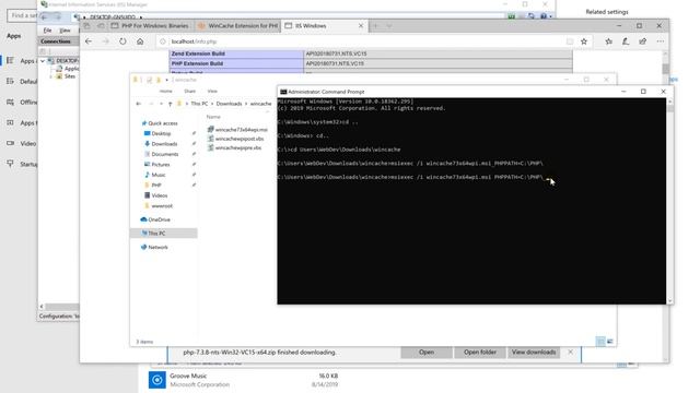 PHP Laravel Over IIS Windows 10 смотреть онлайн