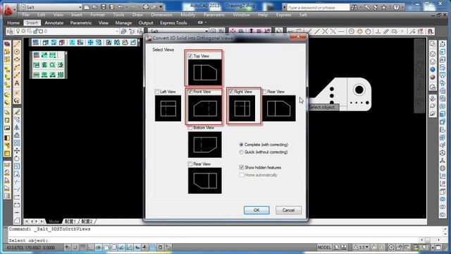 3D to 2D and Dimensioning Automatically in AutoCAD смотреть онлайн