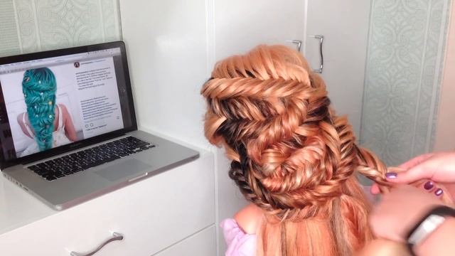 ПОВТОРЯЮ ПРИЧЕСКУ ИЗ ИНСТАГРАМ 2. Греческая Коса. Самый легкий способ. Hairstyle for Long Hair смотреть онлайн