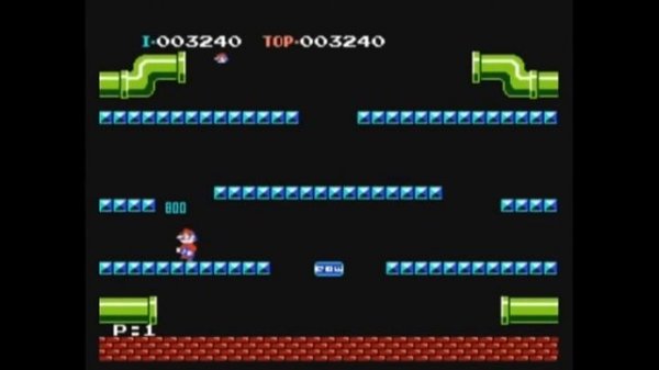 The Original Classic Mario Brothers for NES Game Play