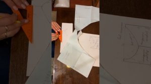 Изготовление выкройки накладной ластовицы