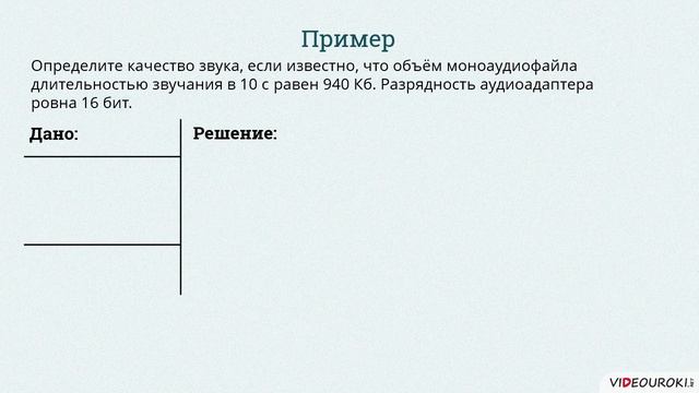 10 класс. 10. Представление звука в компьютере смотреть онлайн