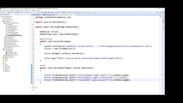 Automation Framework # 5 | How to read and call Properties file data | NATASA Tech смотреть онлайн