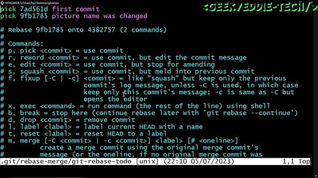 Rebase git repository смотреть онлайн
