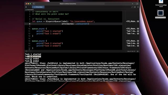 DispatchQueues: Serial, Concurrent, Async, & Sync – Overview смотреть онлайн