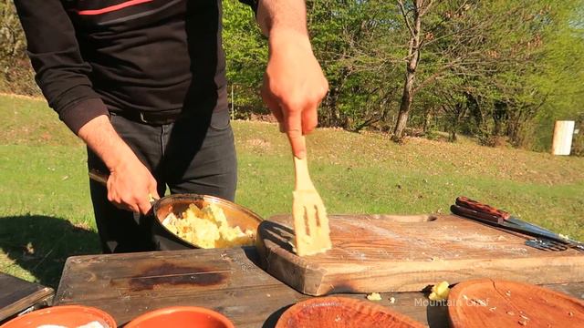 VILLAGE LIFE IS GREAT BUT CAMPING IN WILDERNESS MOUNTAIN IS THE BEST | COOKING AND EATING ASMR