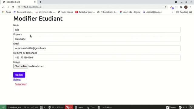 Apprendre à faire un CRUD en symfony sqlite et bootstrap 5 смотреть онлайн