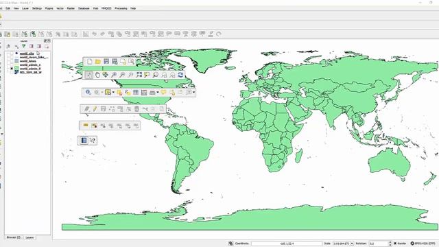 1 1  Быстрый старт QGIS   Интерфейс