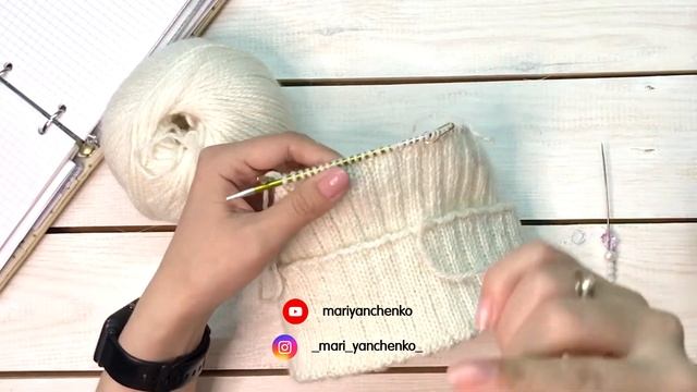 ? ОЧЕНЬ простая шапка спицами ? смотреть онлайн