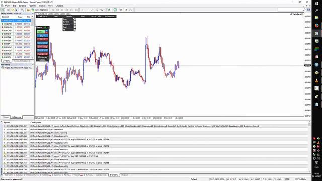 ▶ Vr Trade panel for MetaTrader 4 for Forex смотреть онлайн