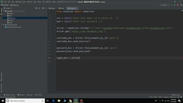 FB Login Automate | Python Program In Hindi | How to Program смотреть онлайн