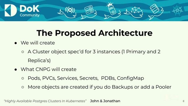 Highly Available Postgres Clusters In Kubernetes - John Long & Jonathan Gonzalez смотреть онлайн
