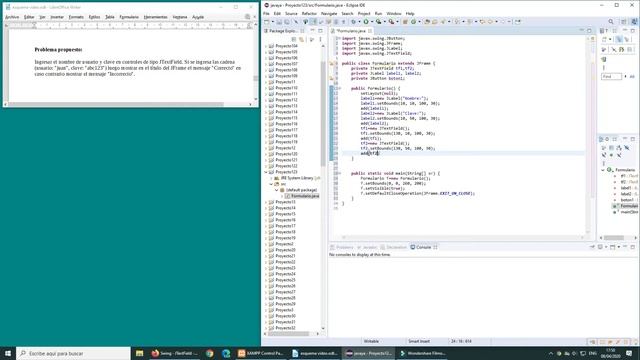 Swing - JTextField - 3 смотреть онлайн