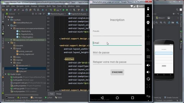 [Android + Php + Mysql] Creation d'un Espace Membre - Partie 1 смотреть онлайн