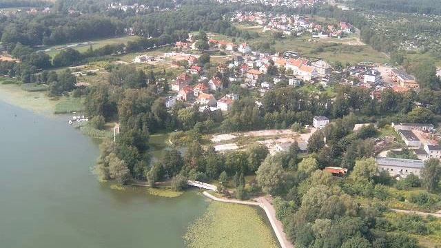 Osterode-Ostróda Blick aus dem Flugzeug in Ostróda(Polen). смотреть онлайн