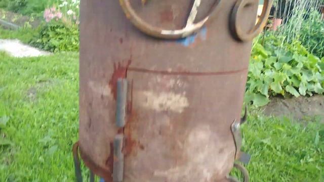 Печь из трубы для казана, своими руками. смотреть онлайн