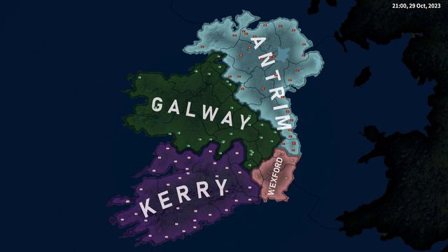 Ireland - Battle Royale - Hoi4 Timelapse смотреть онлайн