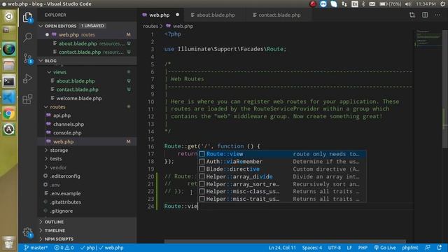 Laravel 8 tutorial in Hindi # Routing with example смотреть онлайн