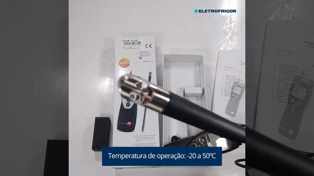 Anemômetro digital sonda Testo 416 - Eletrofrigor Produtos смотреть онлайн