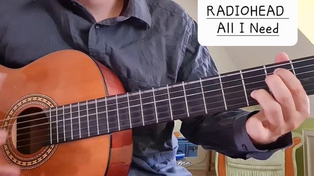 Radiohead - All I Need | Easy Guitar Lesson смотреть онлайн